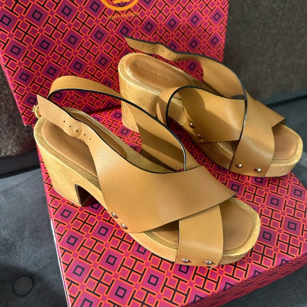 Tory Burch Blythe 90mm Sandal in Nappa Leather - Picture 3 of 5